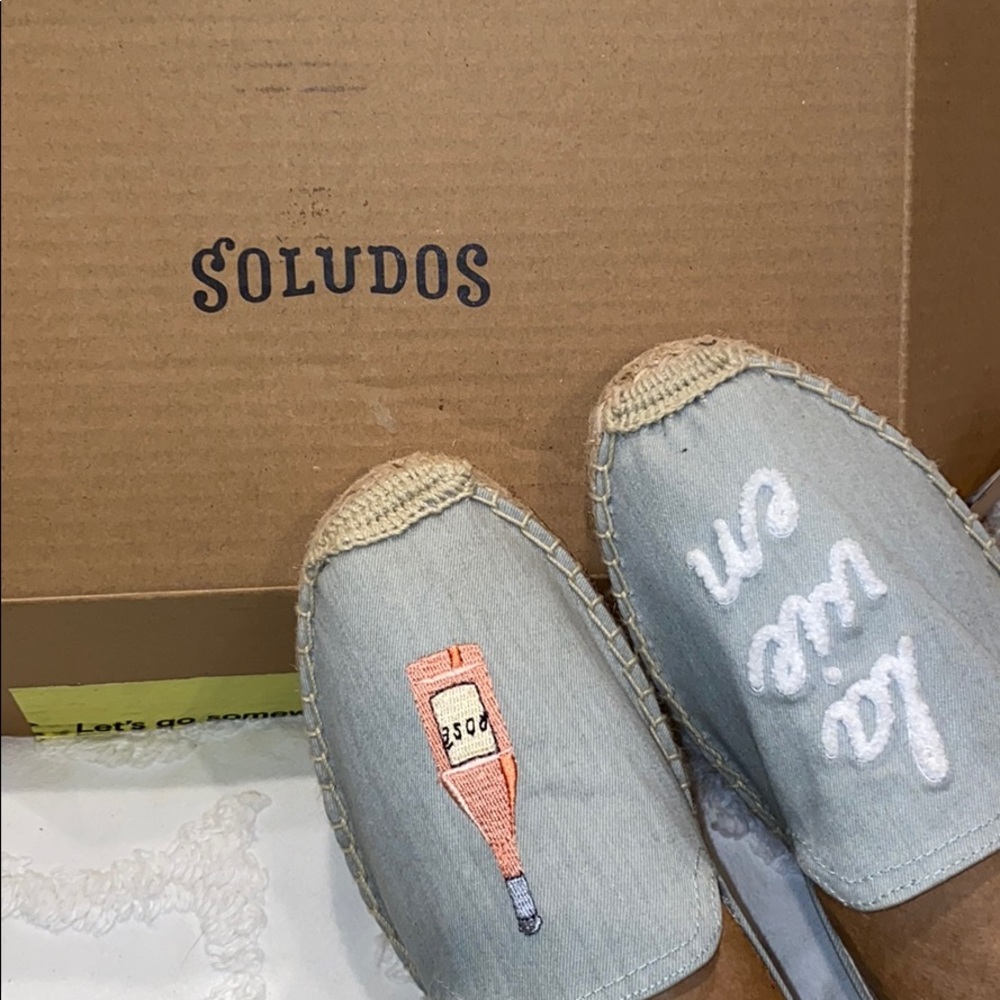 La Vie en Rosé slip on espadrilles
